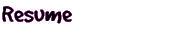 Resume