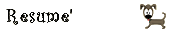 Resume