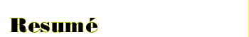 Resume