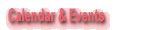 Calendar & Events