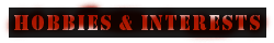 Interests & Hobbies